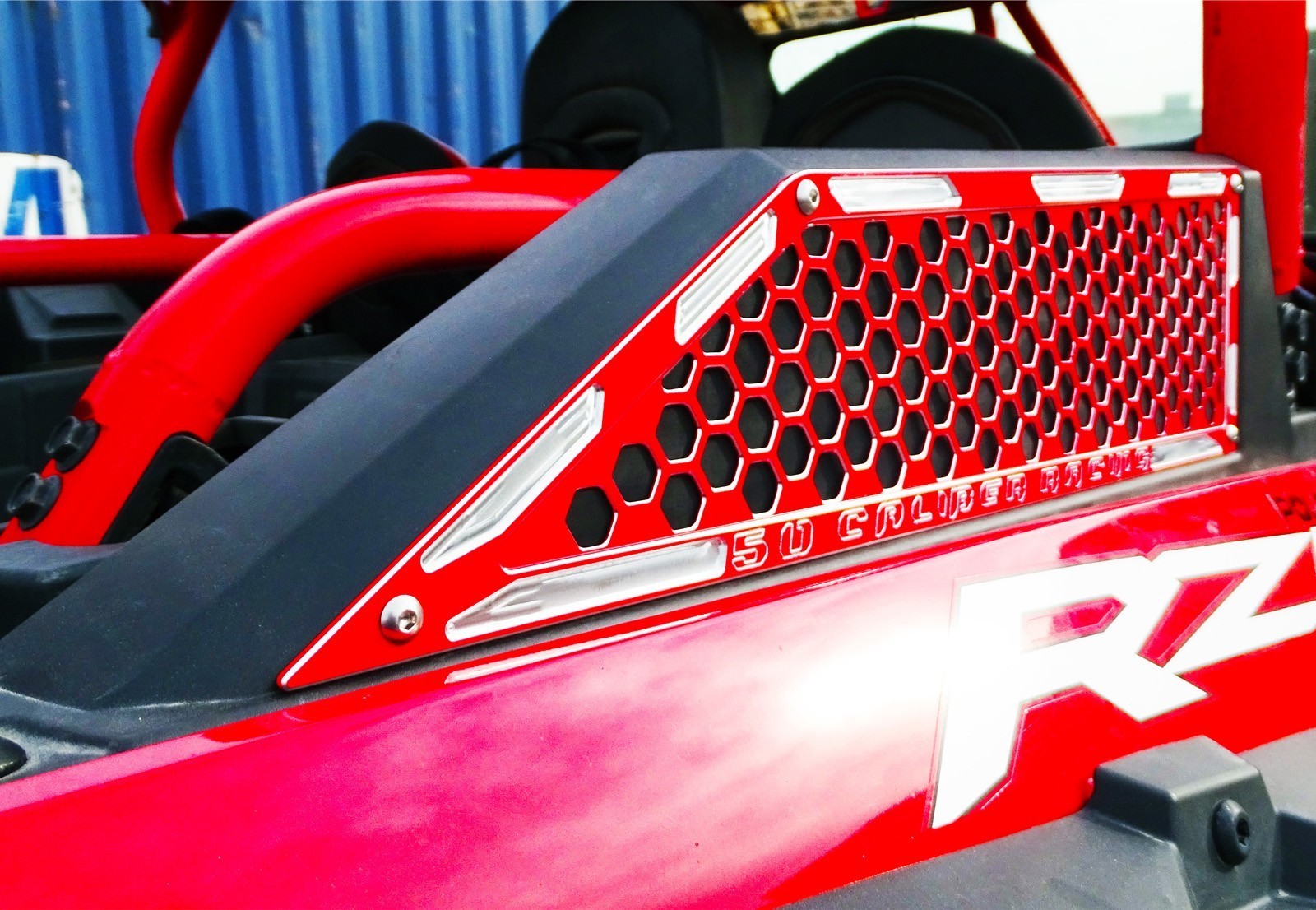 RZR XP Turbo Billet Air Intake Grille Bezel Kit
