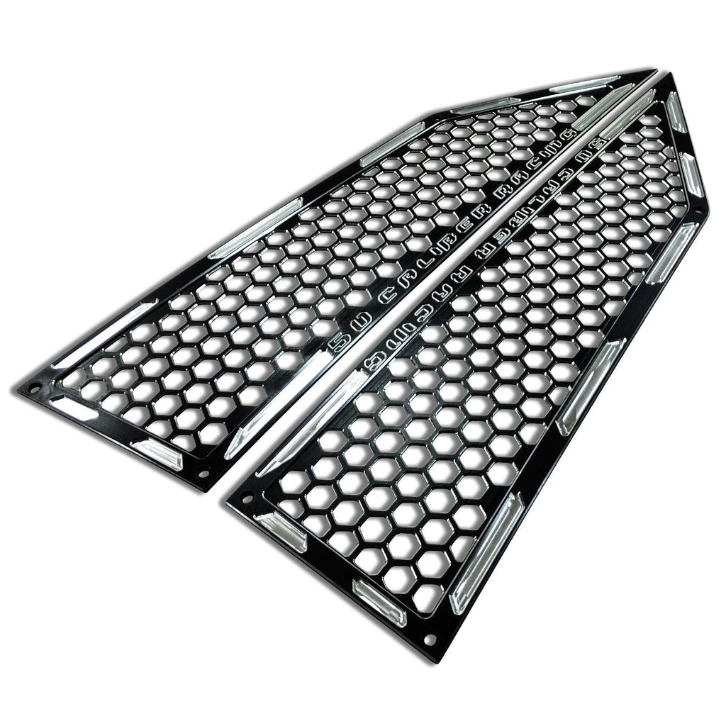 RZR XP Turbo Billet Air Intake Grille Bezel Kit