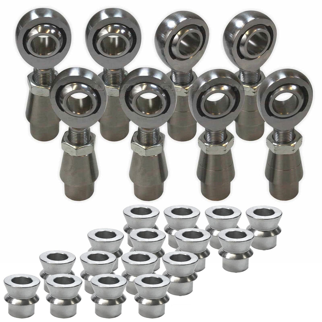 4 Link Rod End Kit - 1/2" Chromoly Heim - 1" OD Tubing