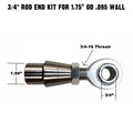 Sway Bar Link Fab Kit -  3/4" Chromoly Heim - 1.75" OD Tubing