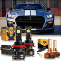 For 2000 Mustang (BASE/GT/SVT COBRA R) 9007 LED Headlight Bulbs