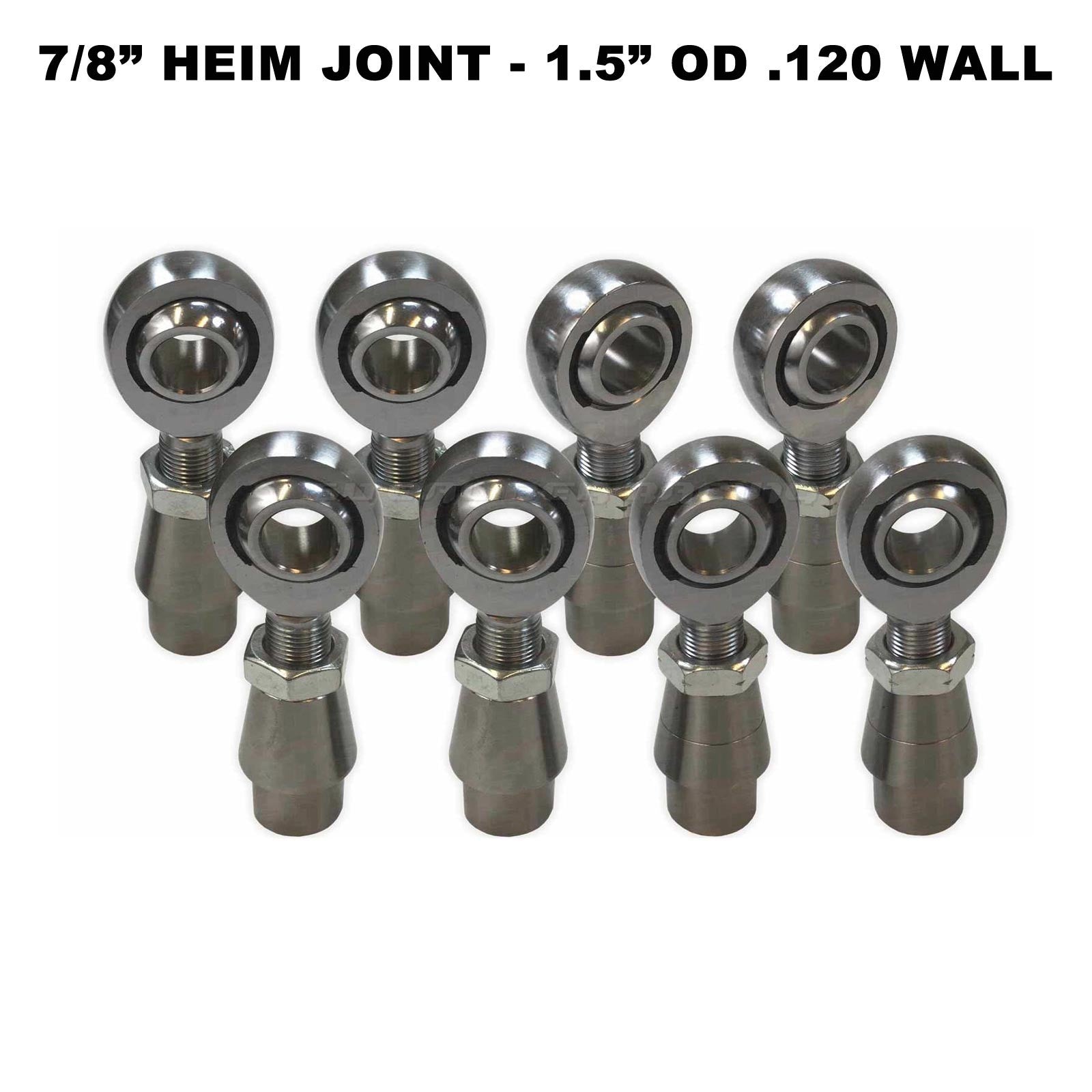 4 Link Rod End Kit -  7/8" Chromoly Heim - 1.5" OD Tubing