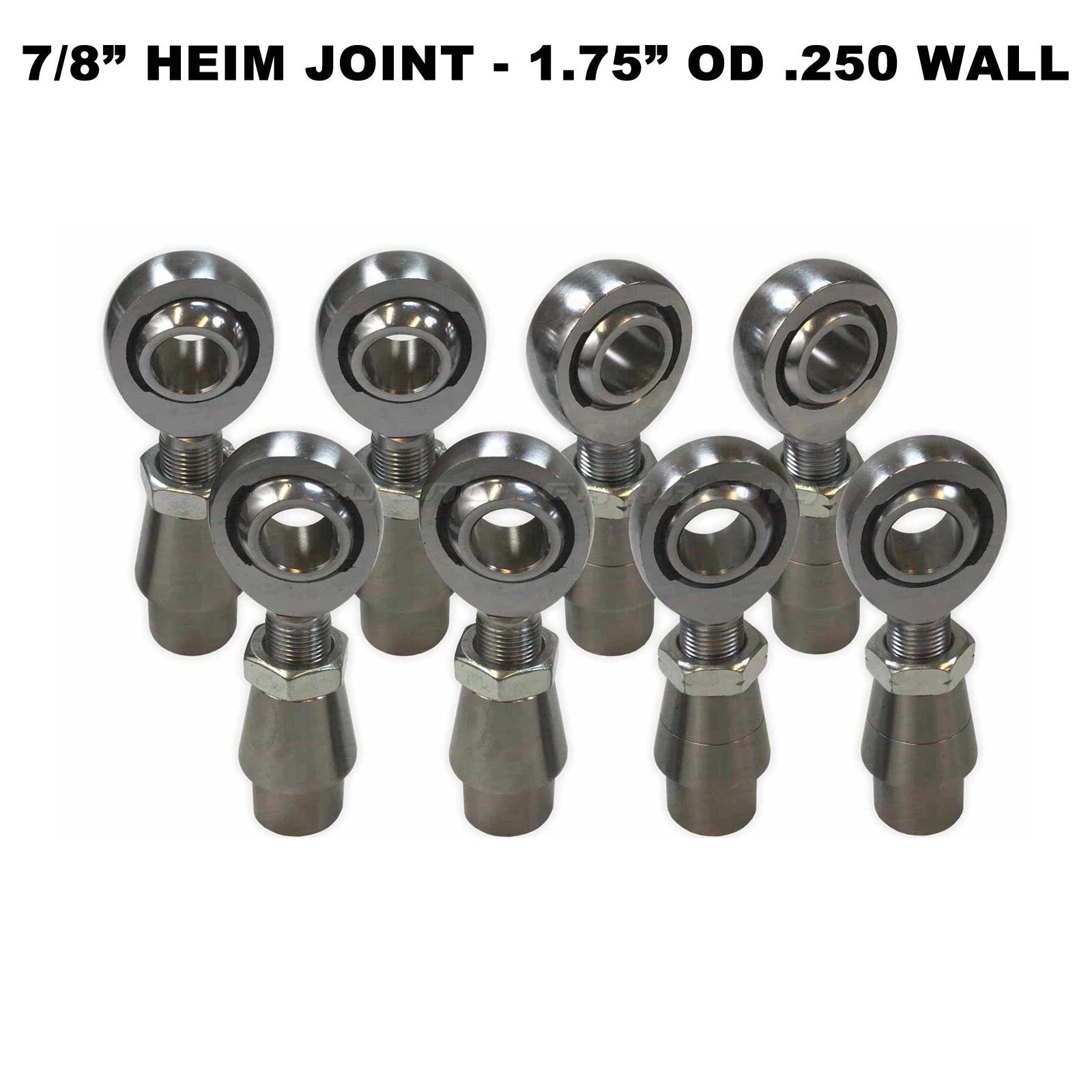 4 Link Rod End Kit -  7/8" Chromoly Heim - 1.75" OD Tubing