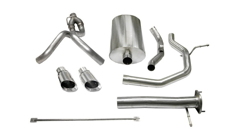 Corsa Performance 03-06 Chevrolet SSR 5.3L V8 Polished Sport Cat-Back Exhaust
