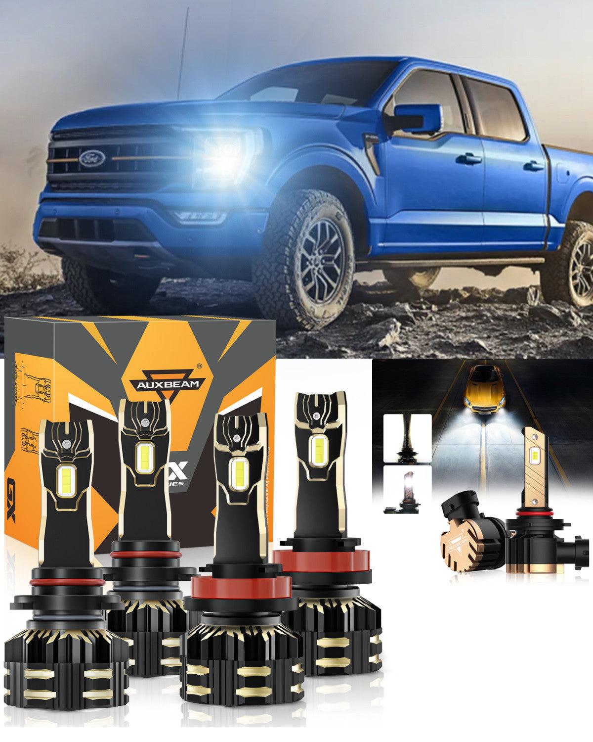 For 2015-2020 F-150 9005 H11 LED Headlight Bulbs Bundle