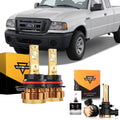For 2008 Ranger LED Bulbs Forward Exterior Interior Light Bulbs Package