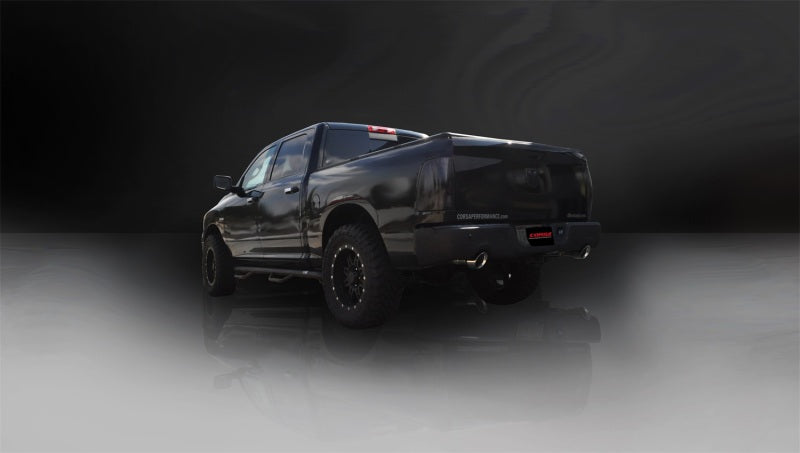Corsa Performance 09-14 Dodge Ram 1500 4.7L Quad/Crew Cab/Short Bed Polished Dual Exit