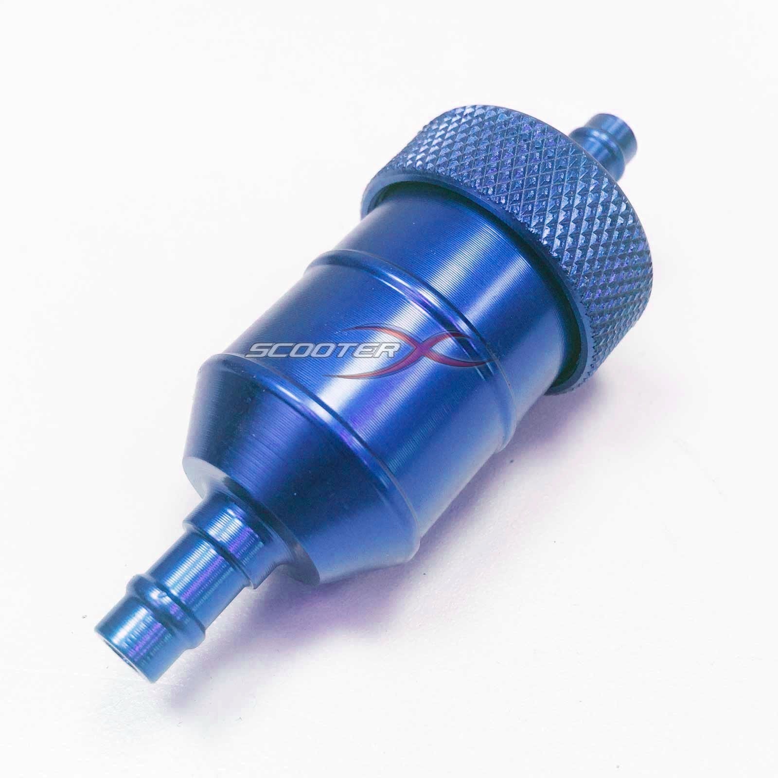 Aluminum Inline Fuel Filter 1/4" Flanges