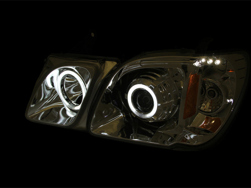 Anzo 1998-2007 Lexus Lx470 Projector Headlights w/ Halo Chrome (CCFL)