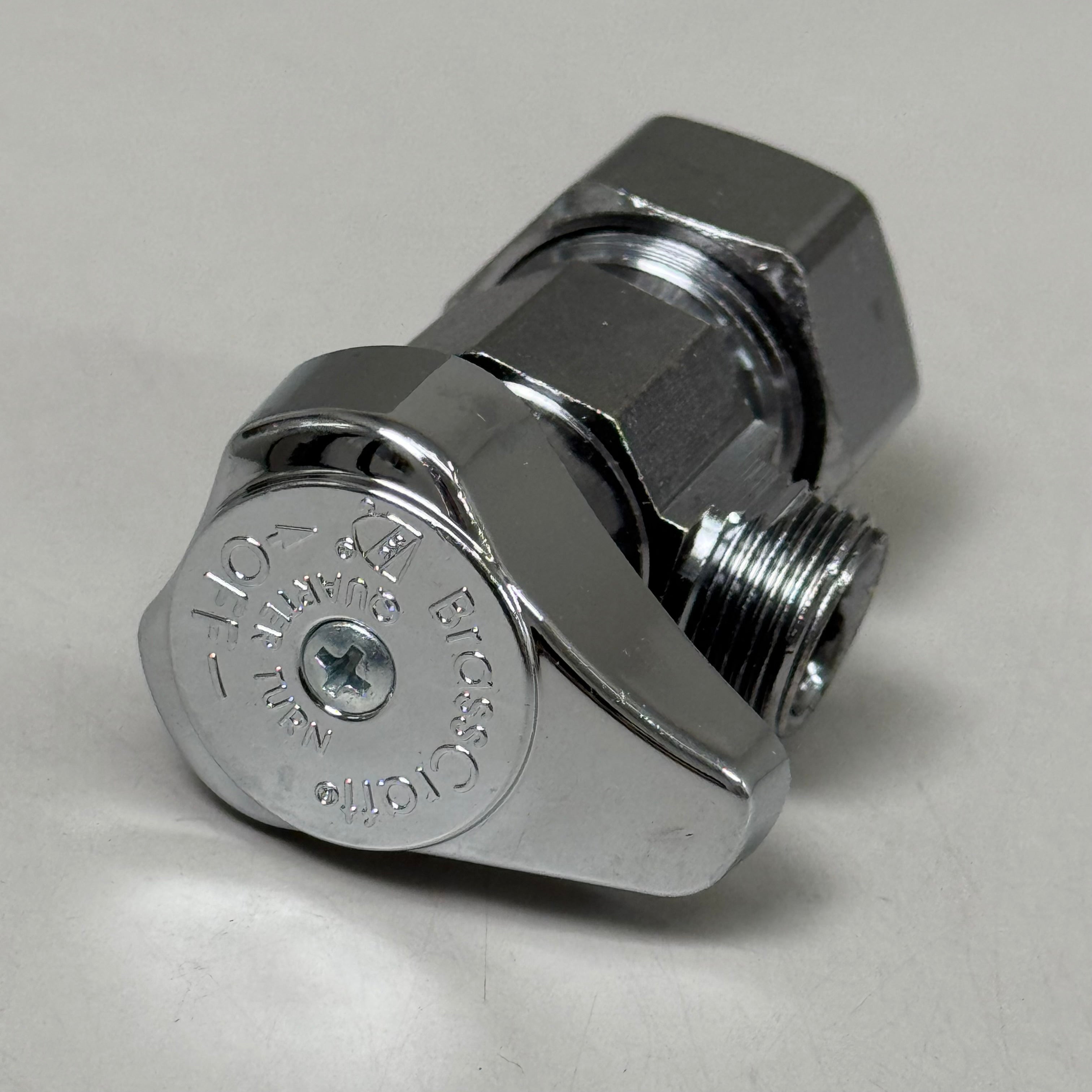BRASS CRAFT (New) 1/2" Compr. Angle Stop Valve