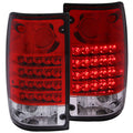 Anzo 1989-1995 Toyota Pickup LED Taillights Red/Clear