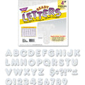 TREND Ready Letters Sparkles Letter Set, Silver Sparkle, 4"h, 71/Set
