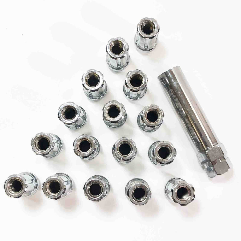 Chrome Locking  Lug Nuts - 16 Pack