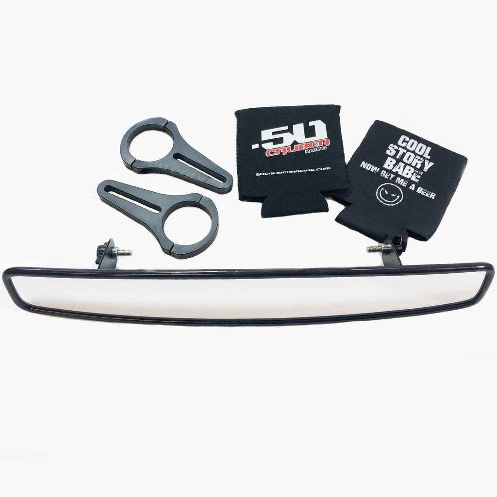 15" Convex Rear View Mirror with Clamps