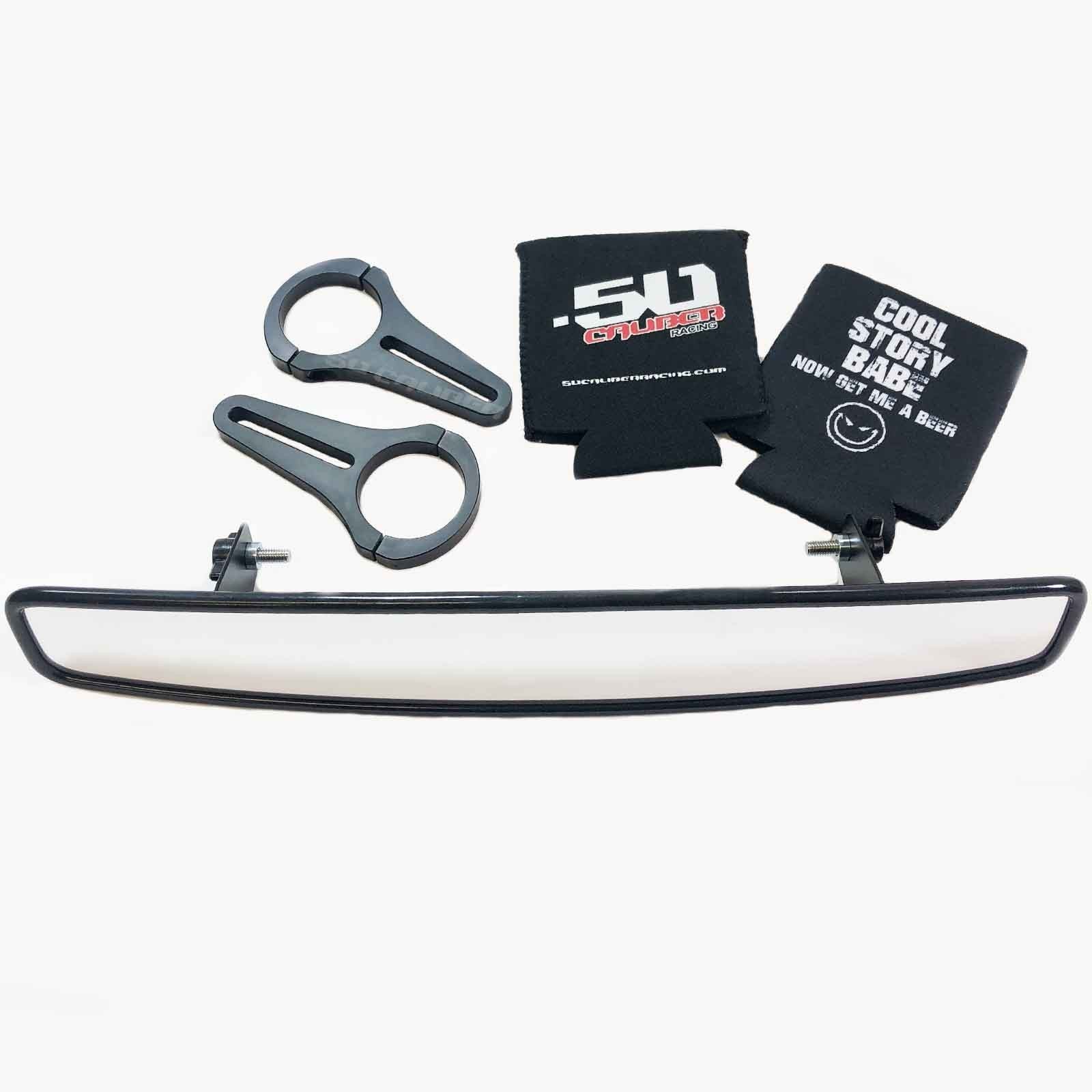 15" Convex Rear View Mirror with Clamps