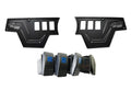 2pc XP1000 6 Switch Dash Panel w/ Switches Black