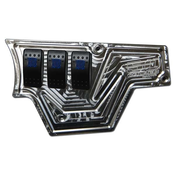 XP 1000 6 Switch Dash Panel (Only) Silver