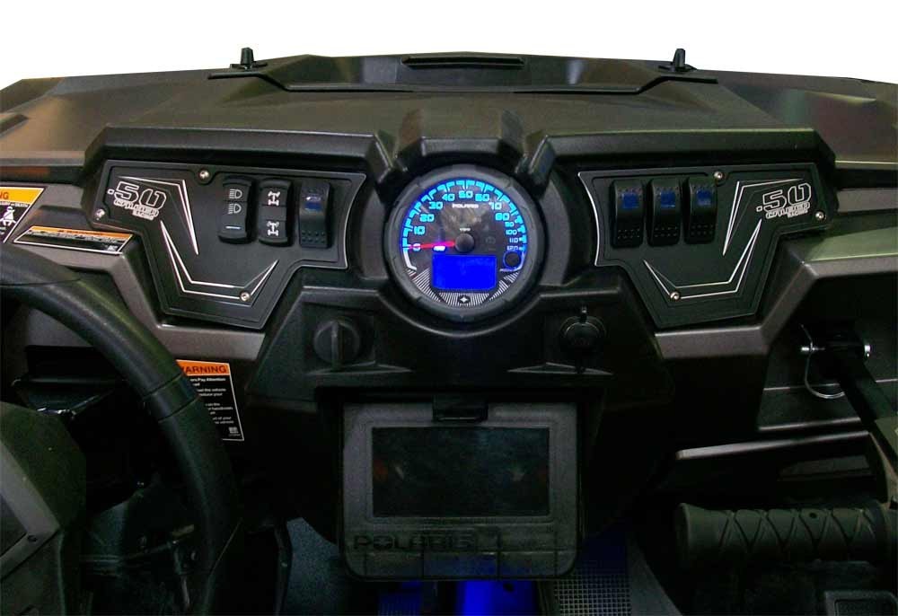 XP 1000 6 Switch Dash Panel (Only) Black