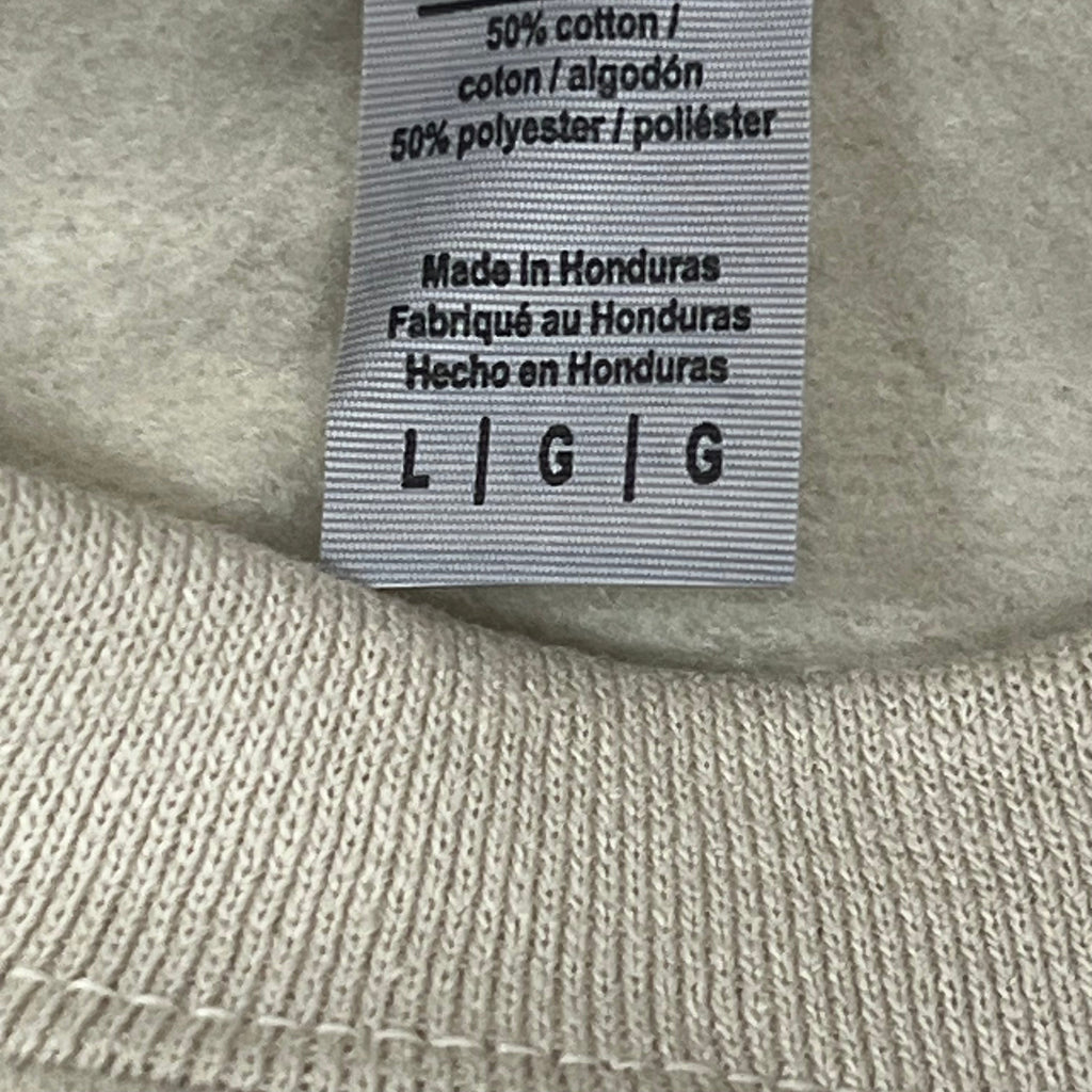 GILDAN Heavy Blend Crewneck Sweater Sweatshirt Sand SZ L G180