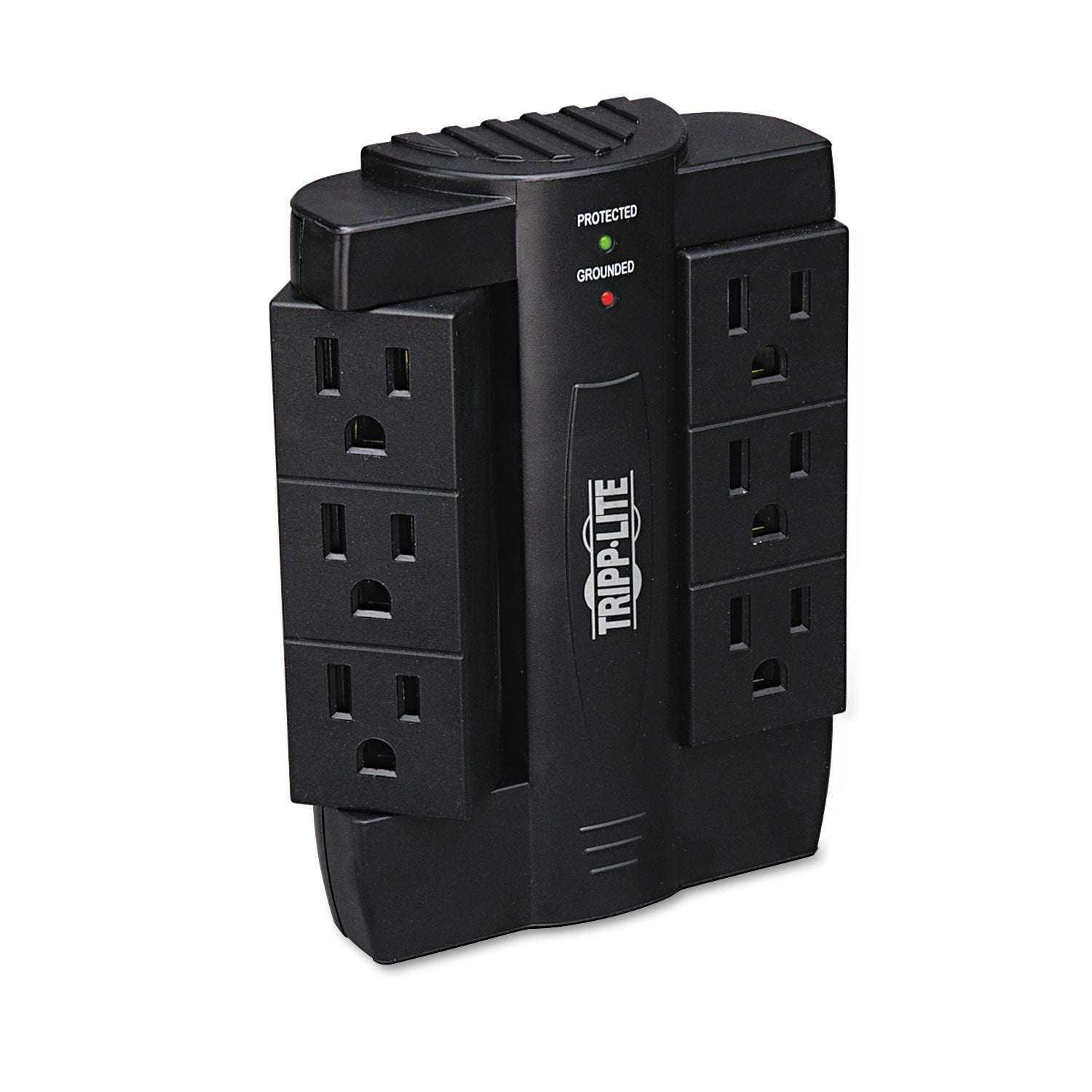 Tripp Lite Protect It! Surge Protector, 6 AC Outlets, 1,500 J, Black