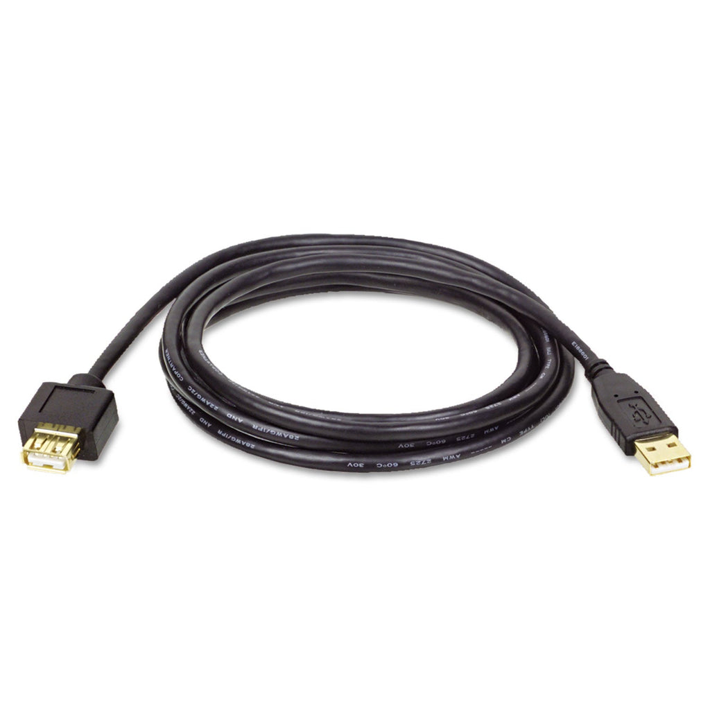 Tripp Lite USB 2.0 A Extension Cable, 6 ft, Black