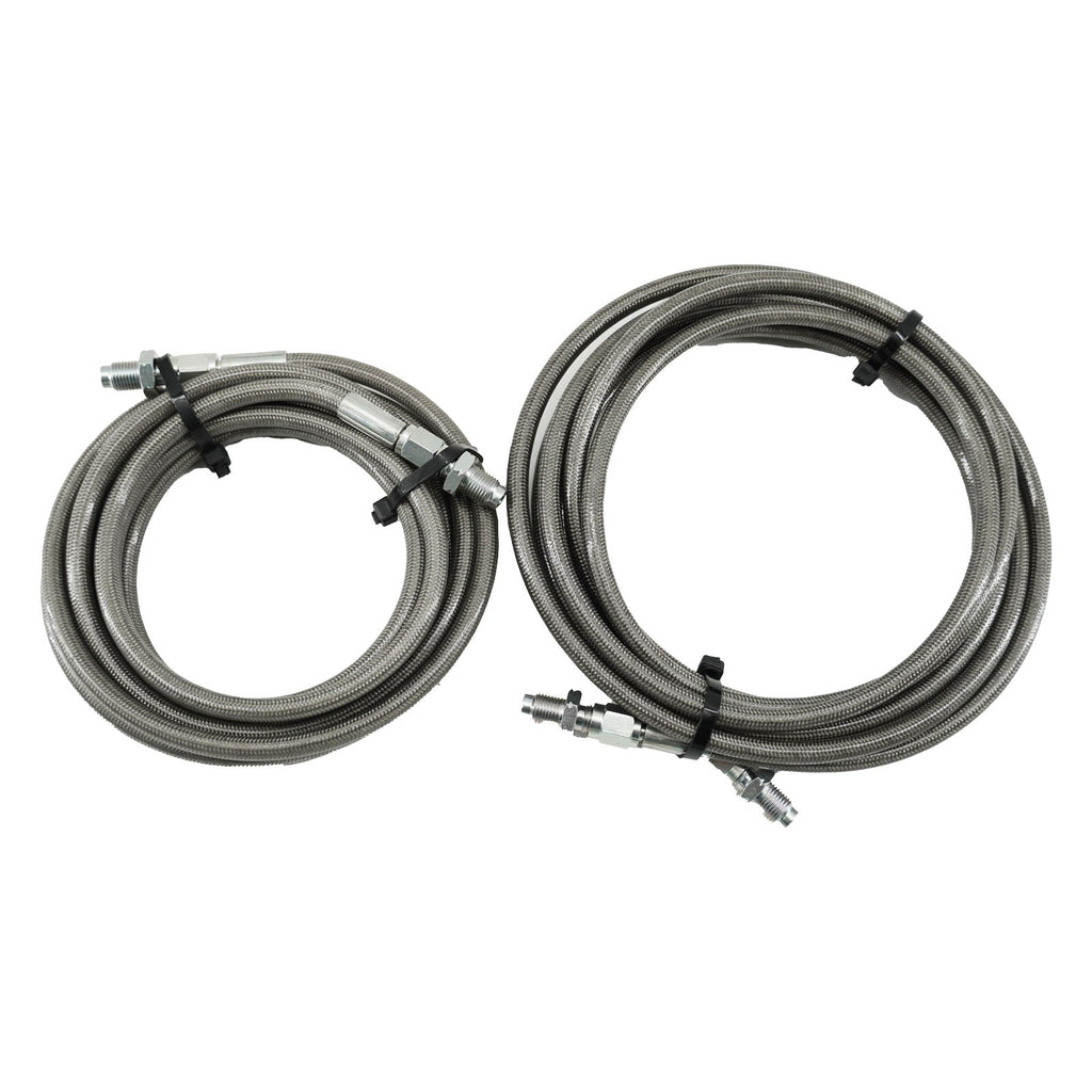 Stainless Main Front & Rear Brake Line Replacement Kit for 92-95 Honda Civic EG