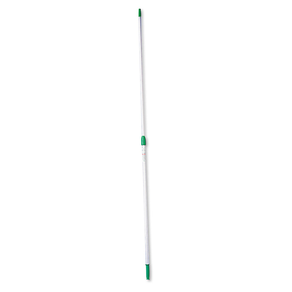 Unger Opti-Loc Extension Pole, 8 ft, Two Sections, Green/Silver