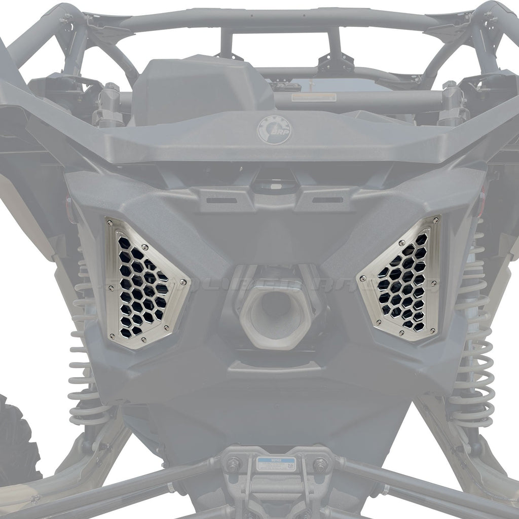 Billet Rear Grille Bezels Can Am X3 2 and 4 seat models