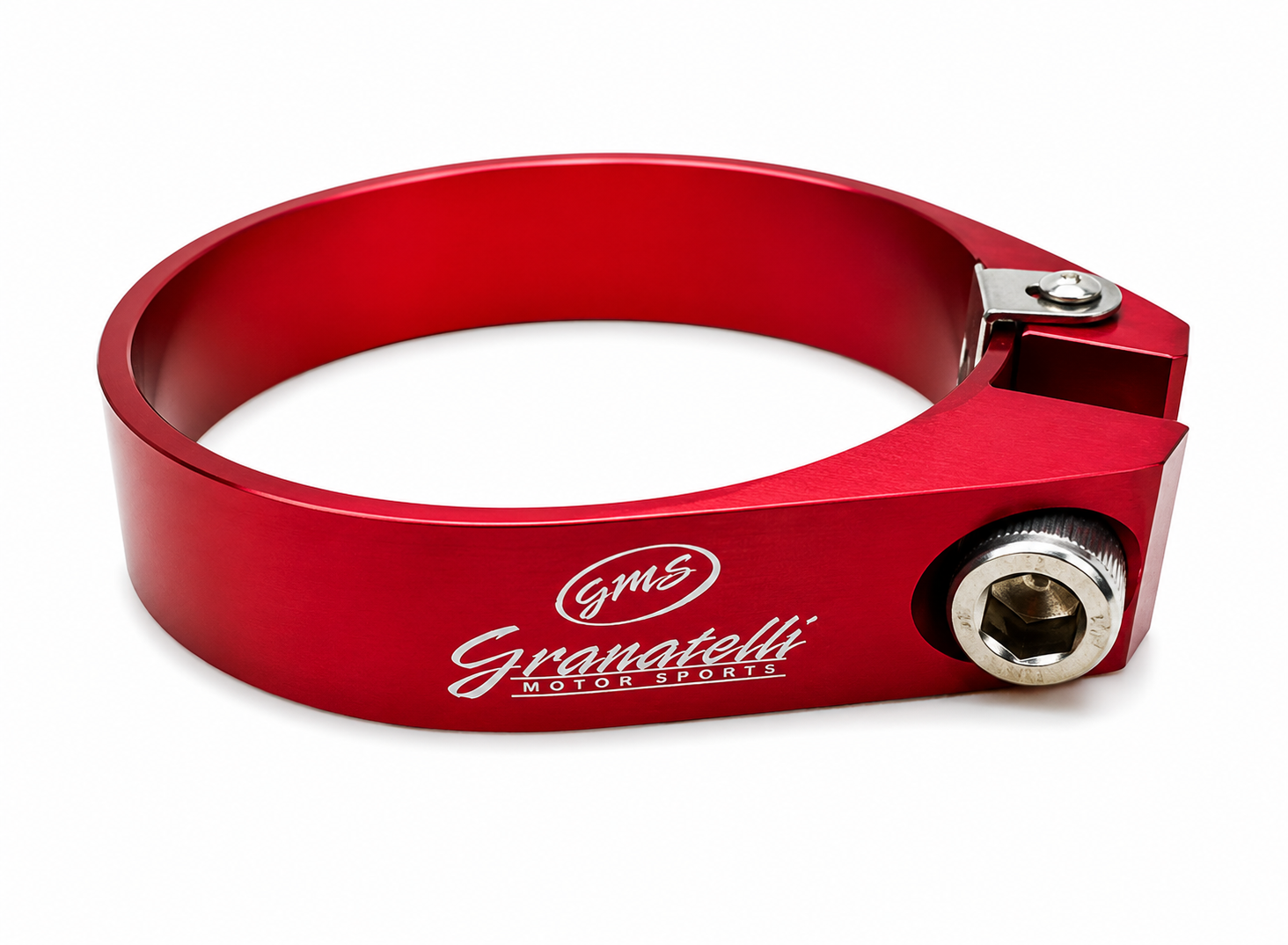 Granatelli Black Billet Aluminum Hose Clamp 66mm–68mm (Approx. 2.59"–2.67") – 971225