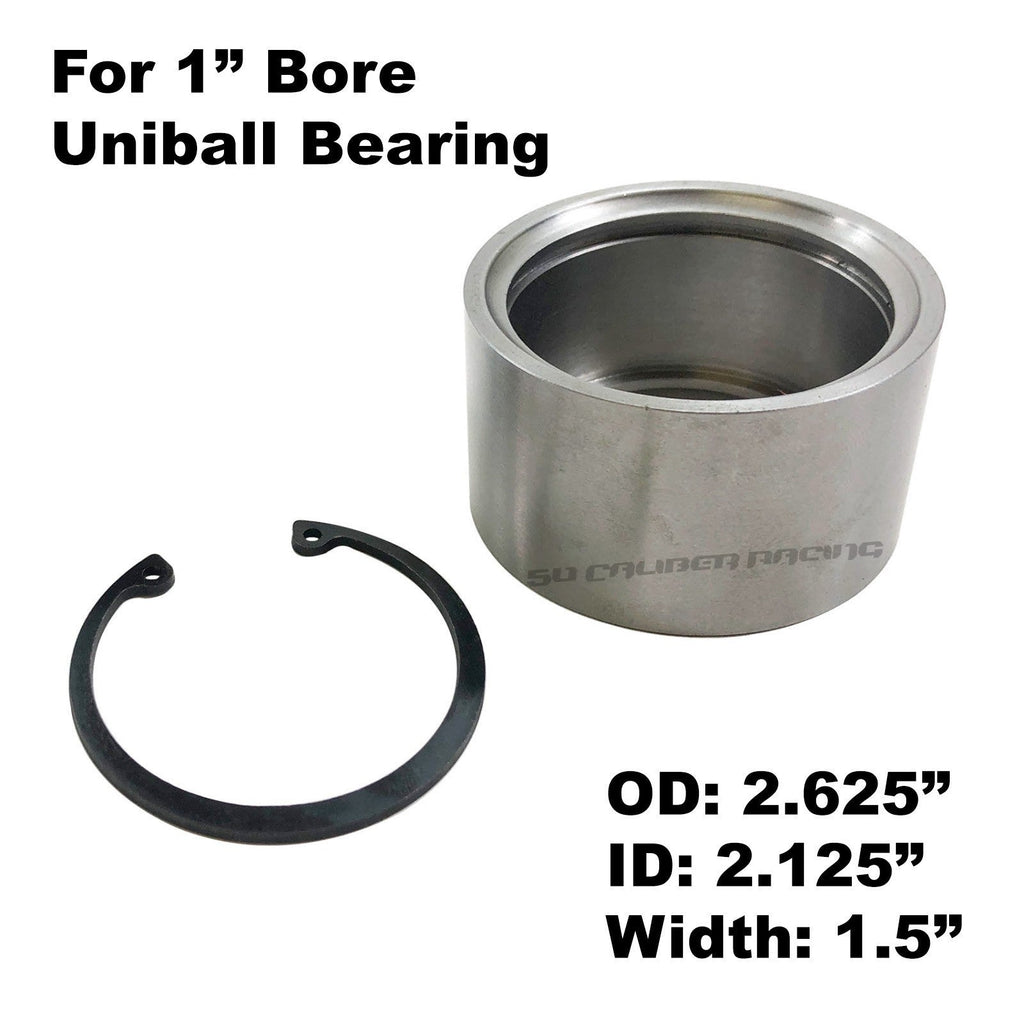 Chromoly Uniball Cups with Snap Ring