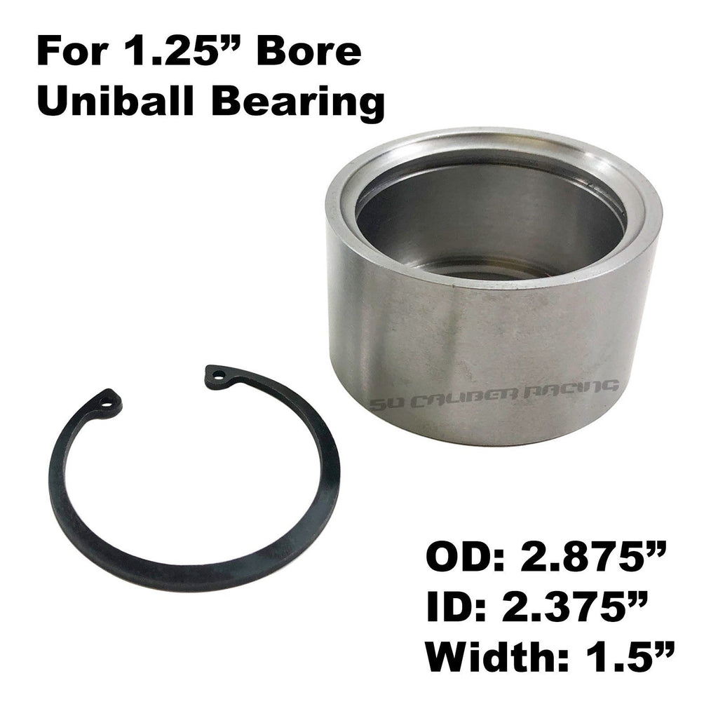 Chromoly Uniball Cups with Snap Ring