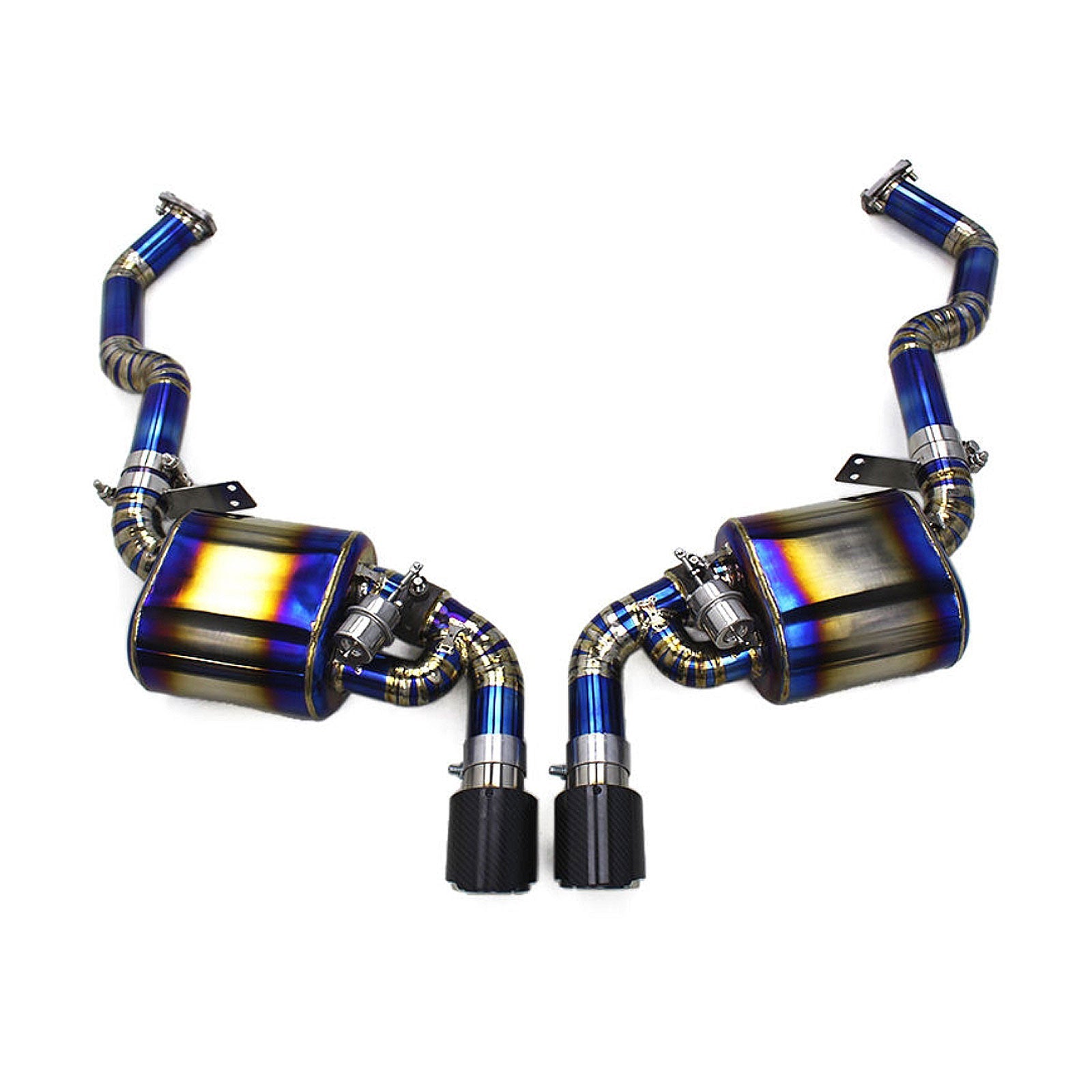 Titanium Valved Catback Exhaust for Porsche Boxster S Cayman S 987.2 2.7L