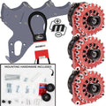 Mechman Triple Alternator Kit 1999-2004 GM Truck / SUV - Red