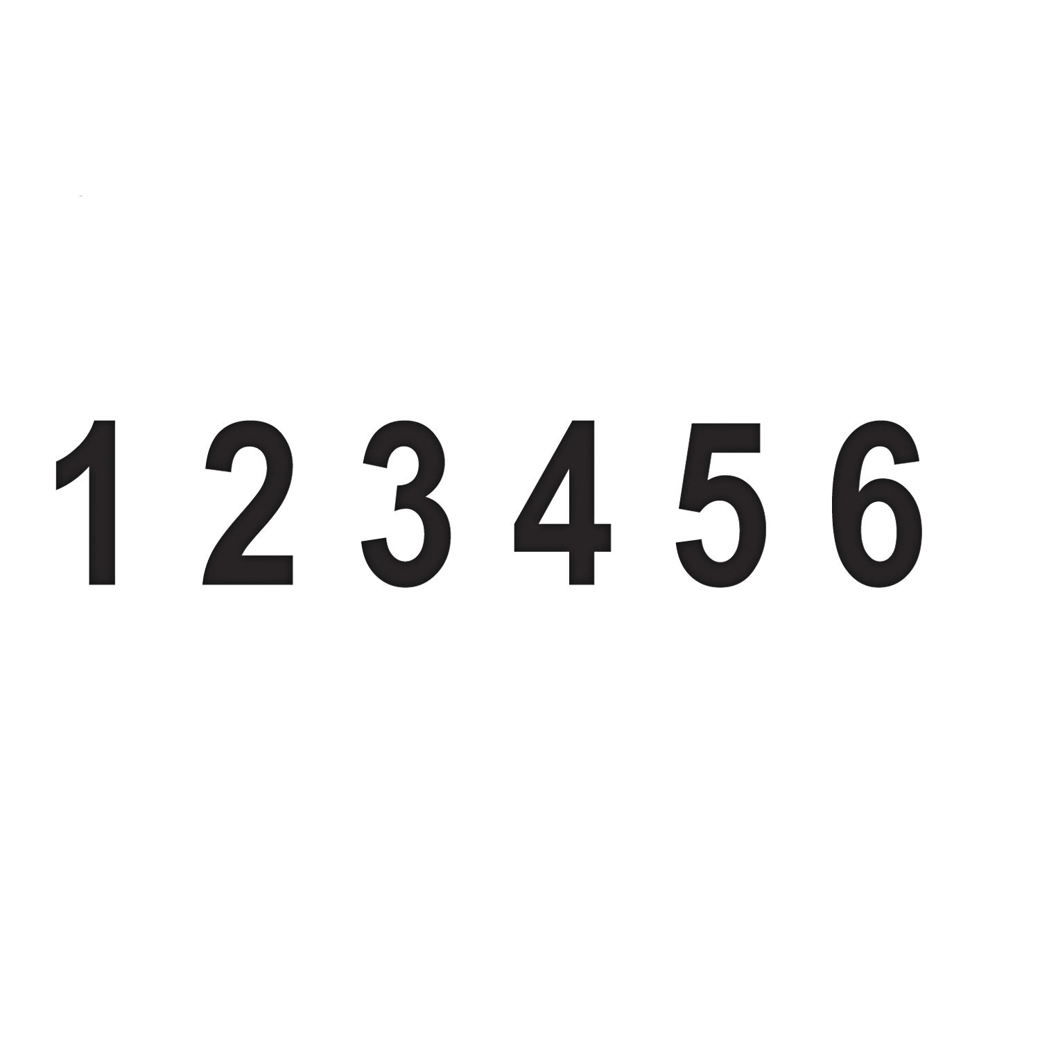 Trodat Rubber Numberer, Conventional, Type Size 2, Eight Bands