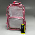 EASTSPORT Spark Clear Backpack 16"x12" Pink Lemonade 190920PW-PLM (New)