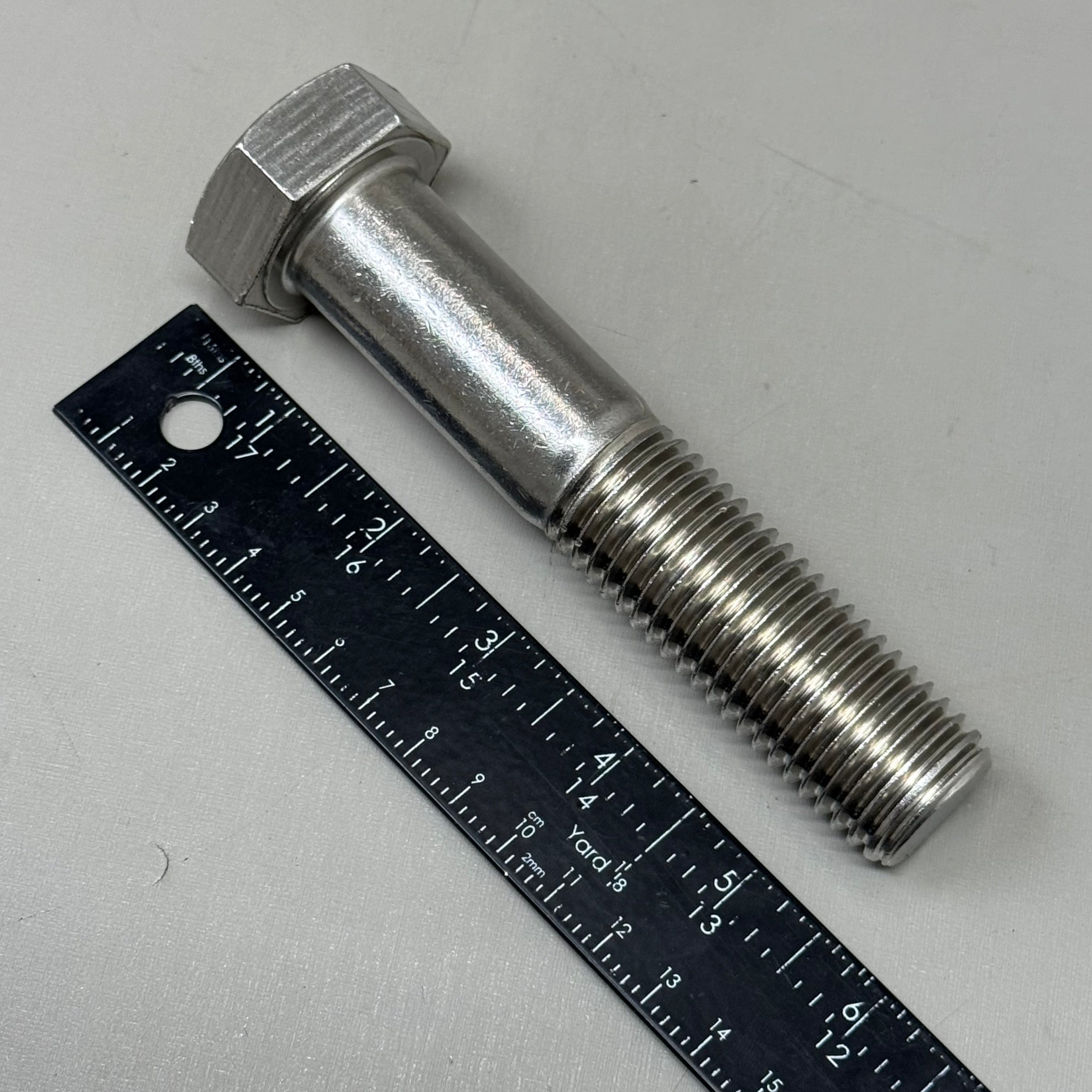 BRIIKSEN (5 PACK) Hex Head Cap Screws Standard thread SS 304 5" HHCSSS1C5 As-is
