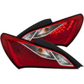 Anzo 2010-2013 Hyundai Genesis LED Taillights Red/Clear