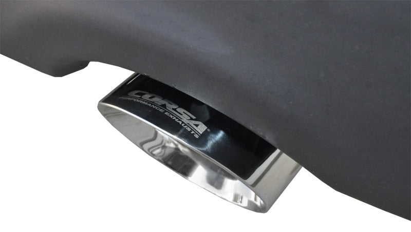 Corsa Performance 09-14 Dodge Ram 1500 4.7L Quad/Crew Cab/Short Bed Polished Dual Exit