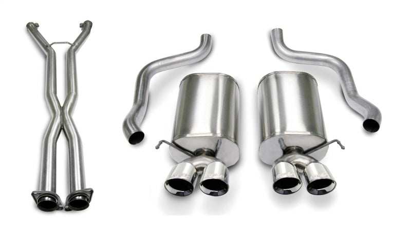 Corsa Performance 2.5" Dual Rear Exit Cat-Back Exhaust System with Twin 3.5" Tips