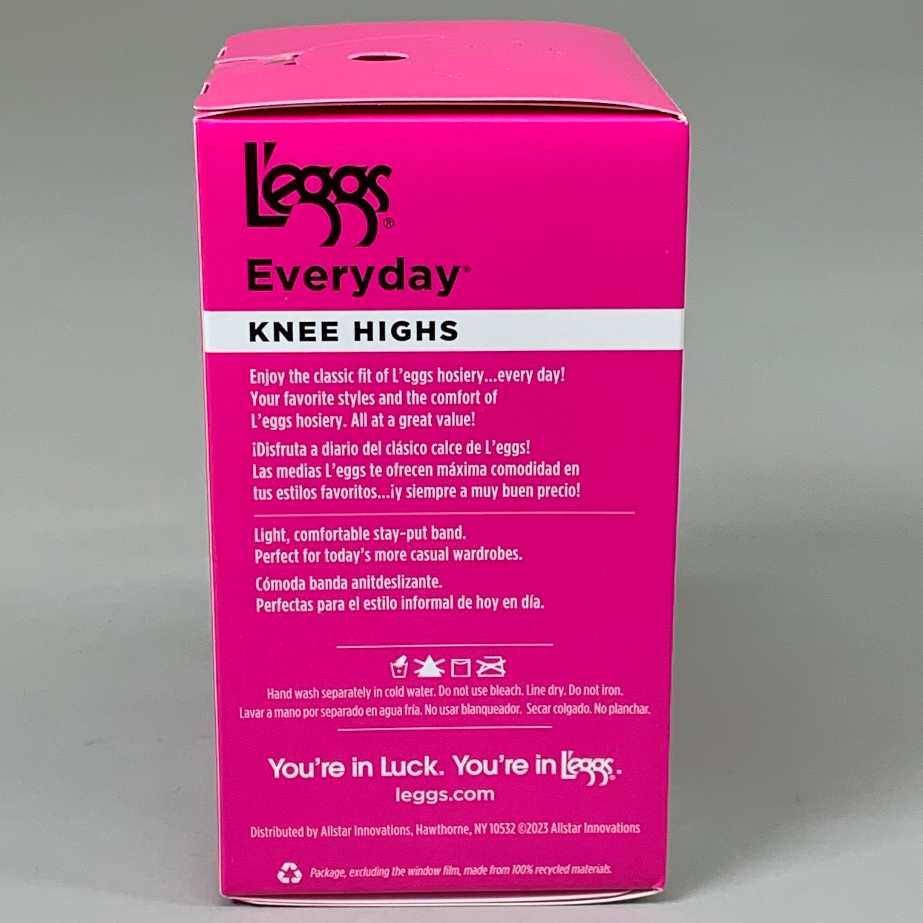 LEGGS Everyday One Size Nude Knee Highs (10 Pair)