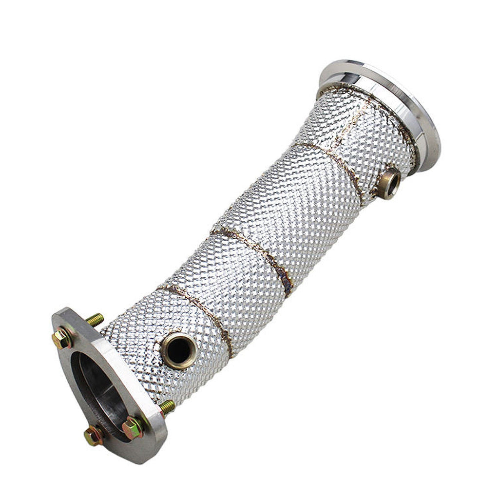 Single Catless High Flow Stainless Exhaust Downpipe for A4 A5 Q5 B9.5 2.0T
