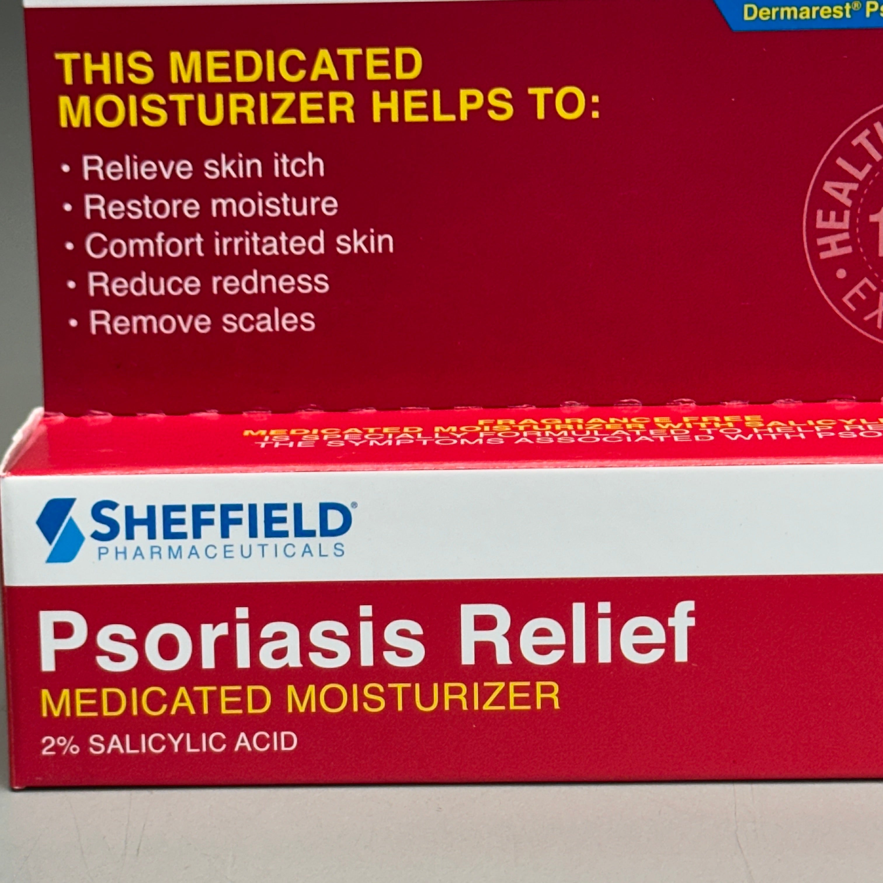 SHEFFIELD Psoriasis Relief Medicated Moisturizer 1 oz 06/25
