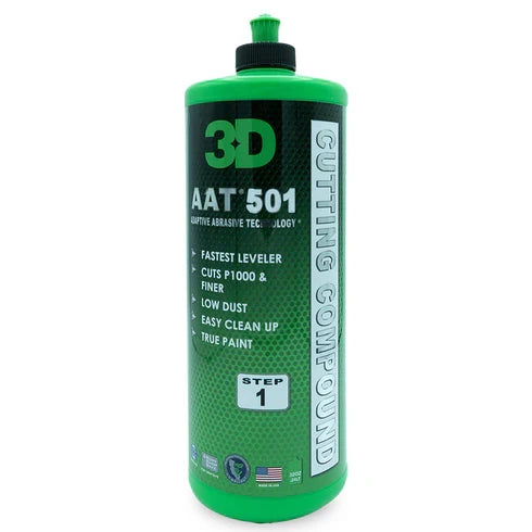 3D 501 AAT RUBBING COMPOUND QUART