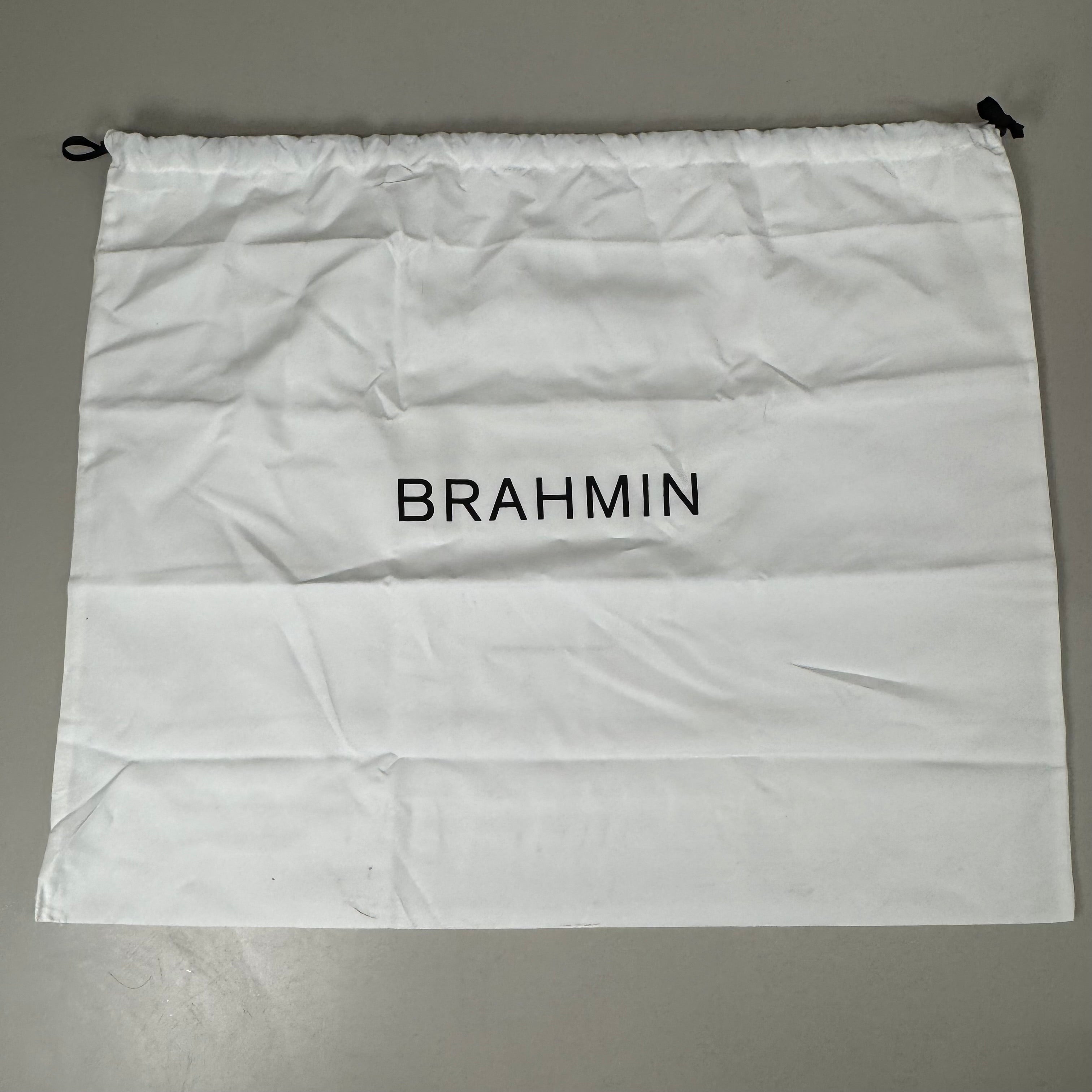BRAHMIN Melbourne Leather Crocodile Embossed Med Asher Tote Bag (Brown)