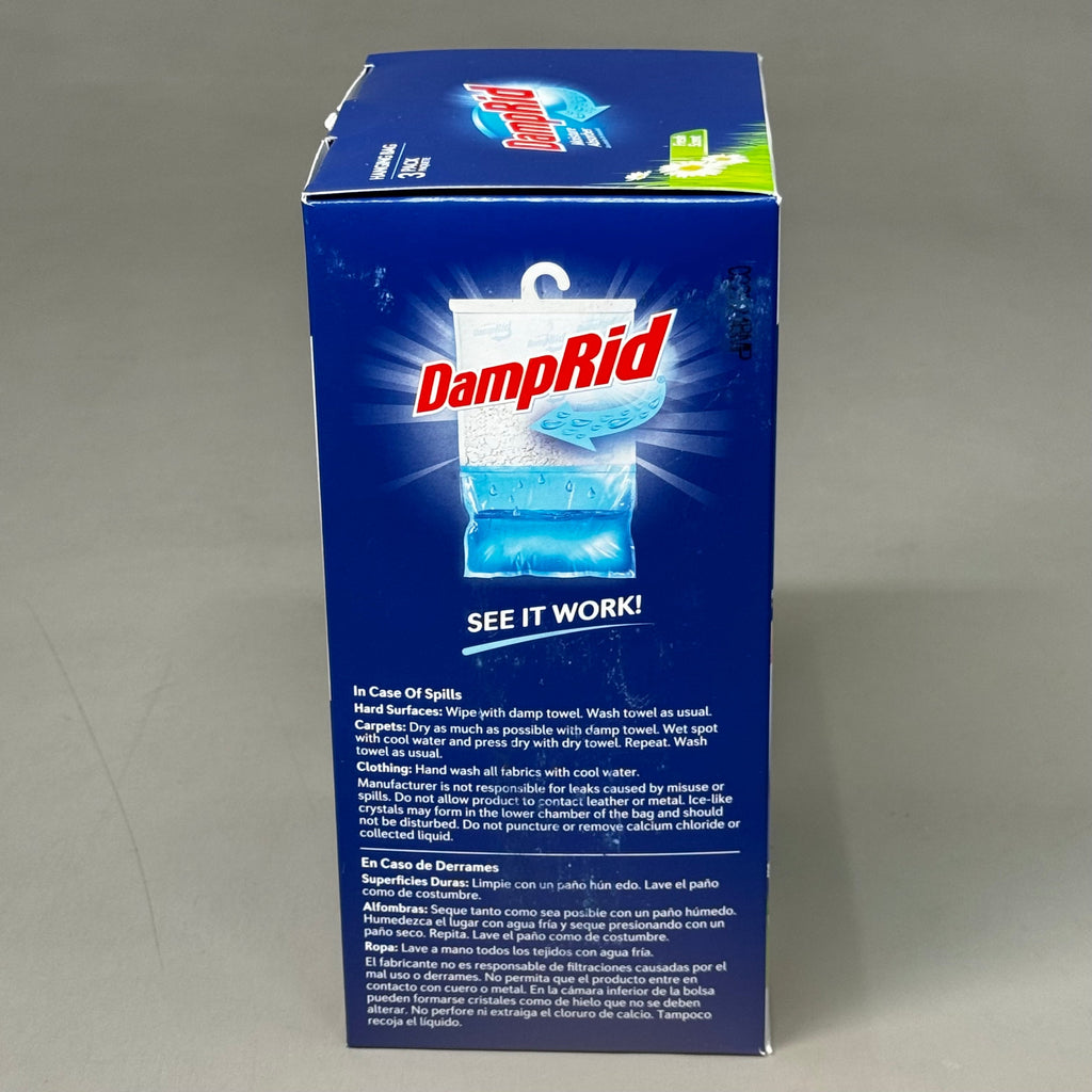 DAMPRID (2 BOXES, 6 BAGS TOTAL) Fresh Scent Moisture Absorber 15.4 oz S3345MM