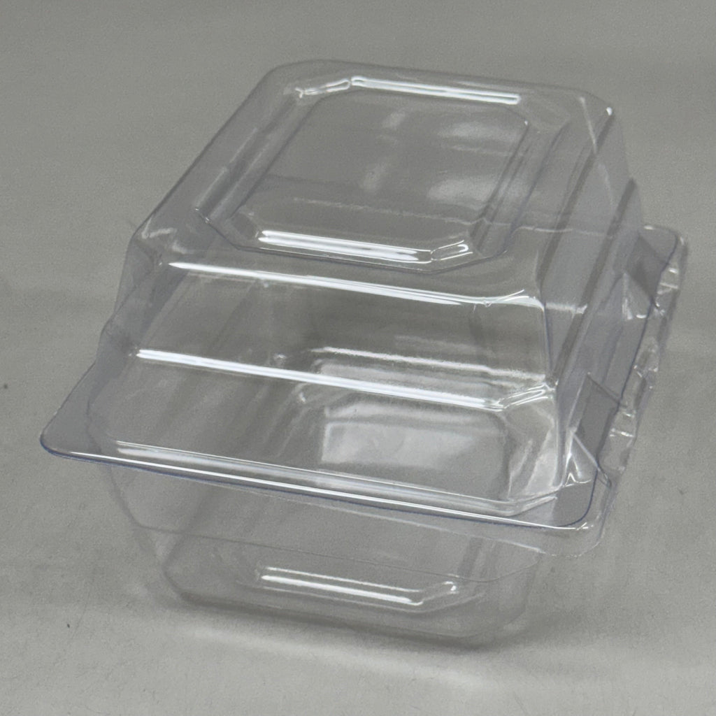 Boutonniere & Corsage Clear Plastic Box (50 Count) 4" x 3" x 3"