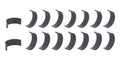 Rod Bearing Set Coated SBC w/1.889 Journal