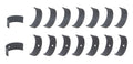 Rod Bearing Set Coated BBC 396-454