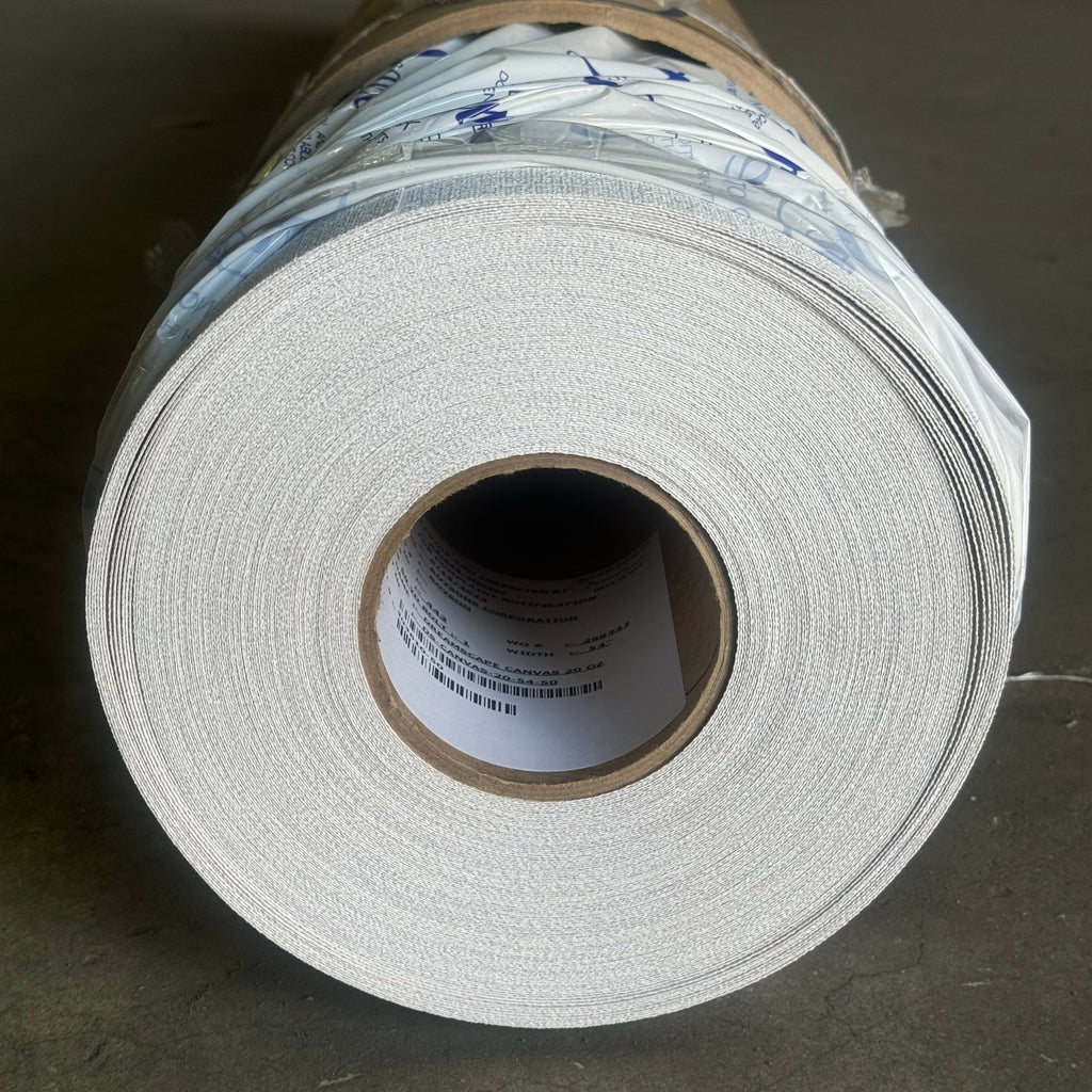 DREAMSCAPE (50 YARDS) 20 oz Texture Vinyl White DS-CANVAS-20-54-50