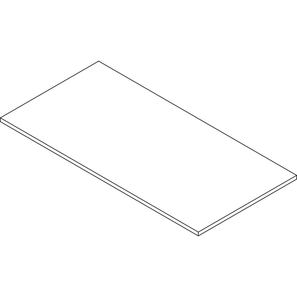 Alera Reversible Laminate Table Top, Rectangular, 59.38w x 29.5d, White/Gray